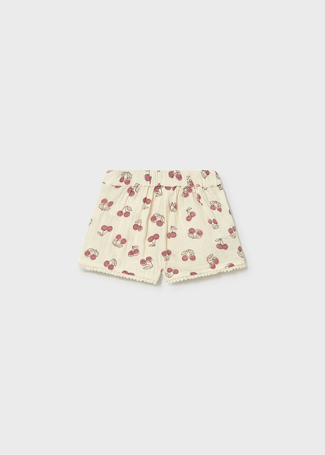 Pantalone corto cherry baby girl Mayoral