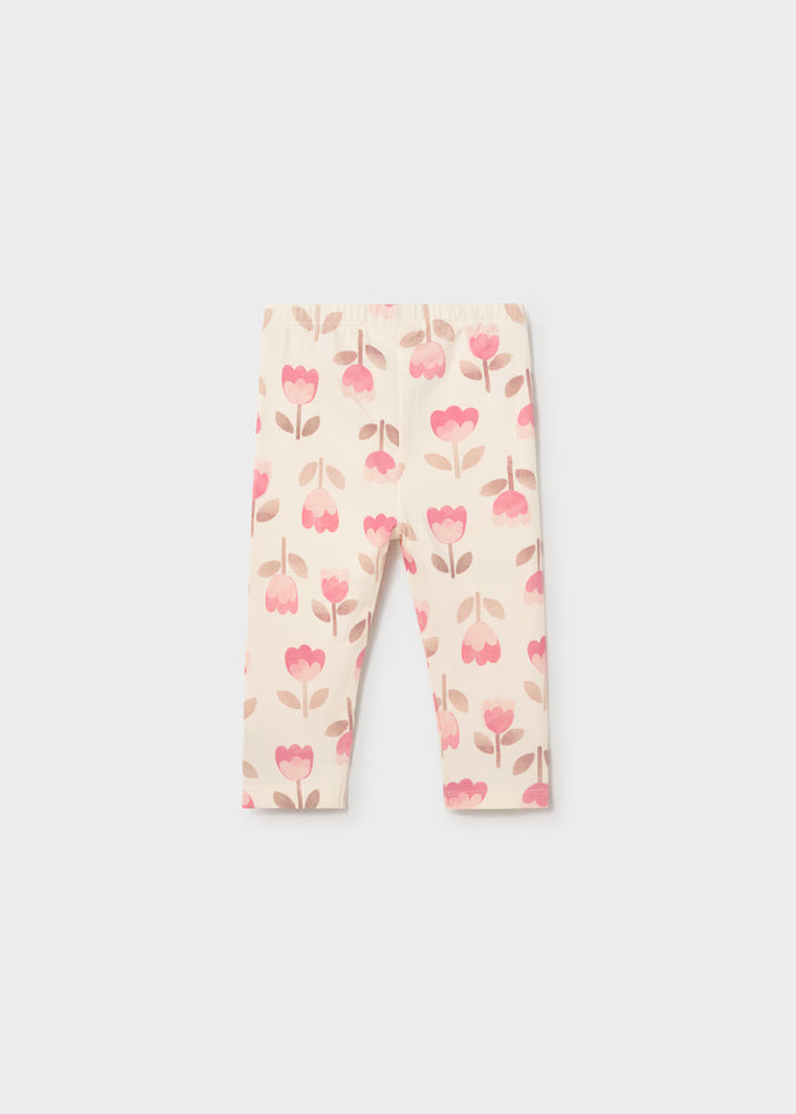 Leggings stampa fiori baby girl Mayoral