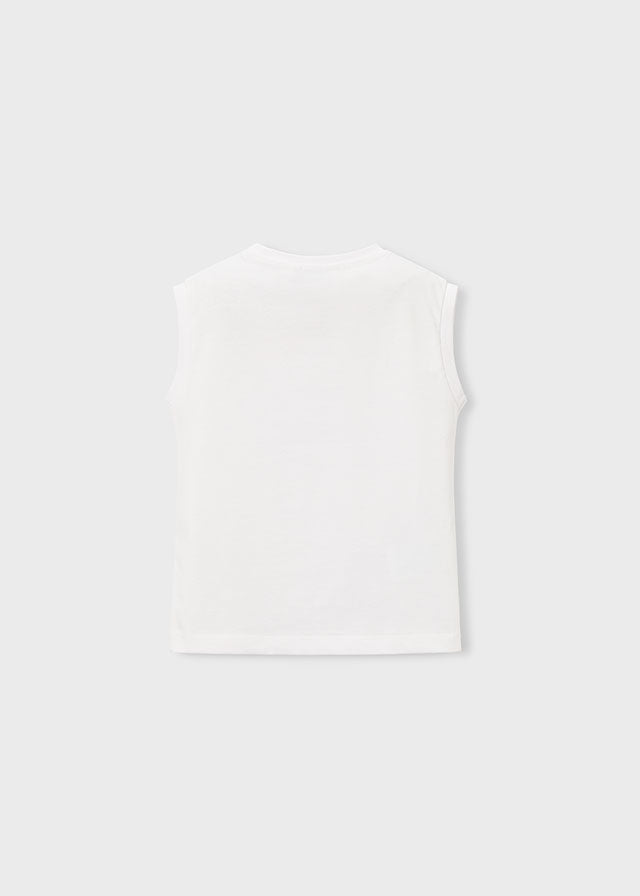 Canotta con stampa bambino Mayoral