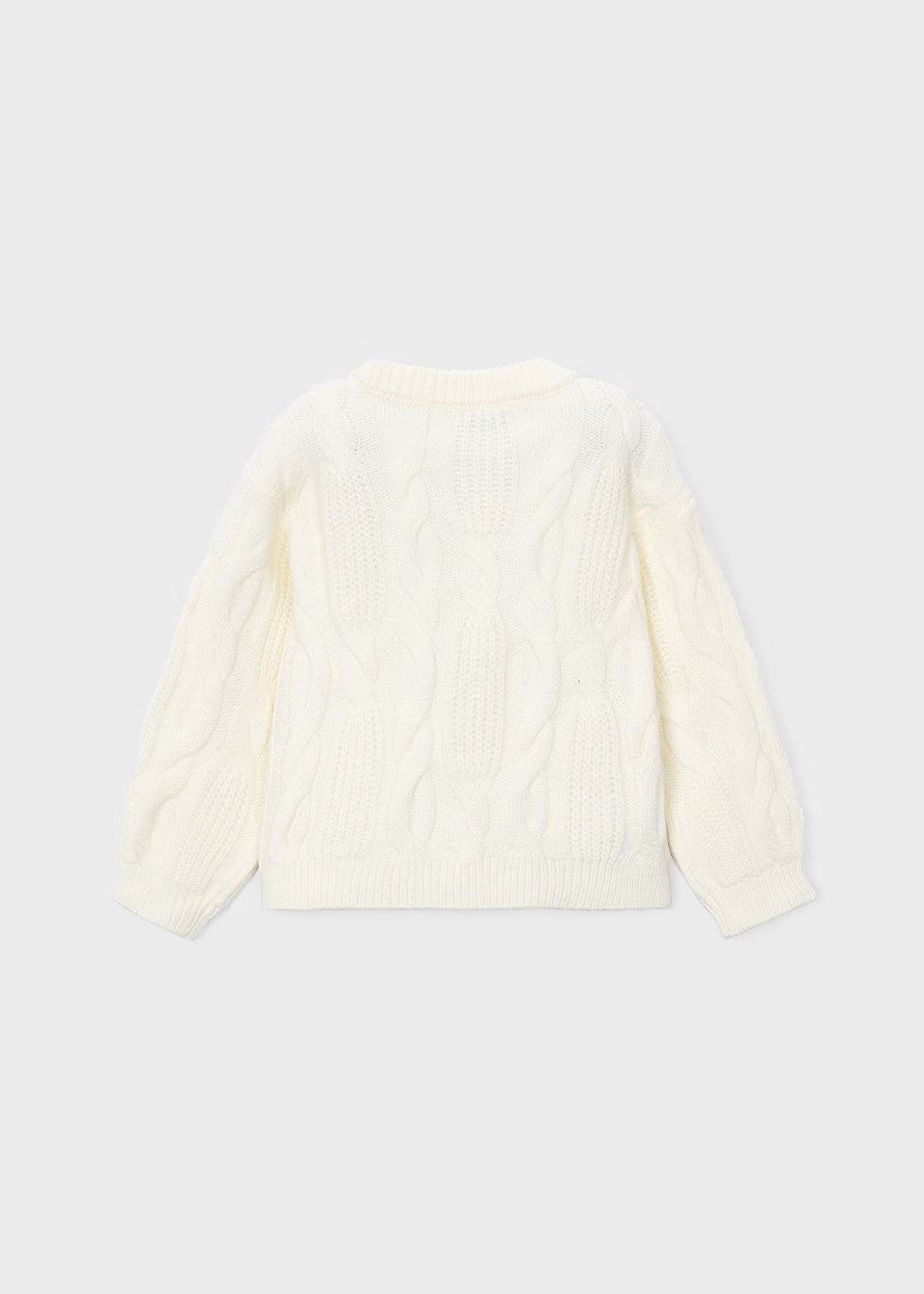 Maglione ricamato fiore bambina Mayoral