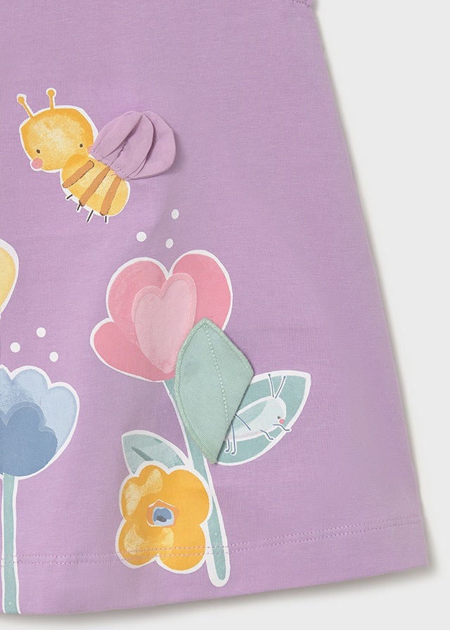 Vestito con manica nodo baby girl Mayoral
