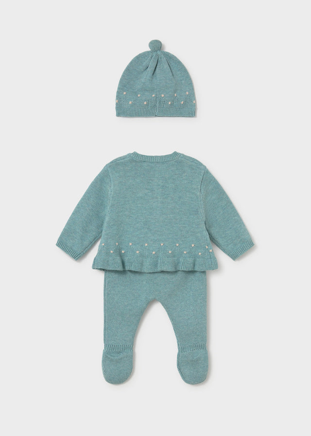 Completo con ghettina e cappello neonato Mayoral