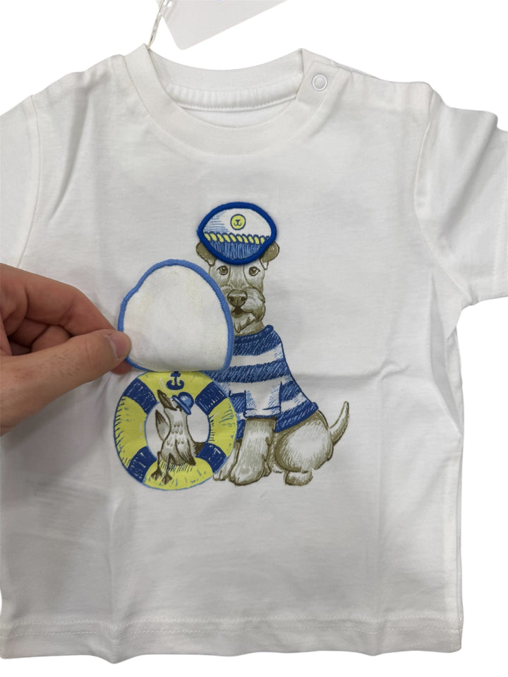 Maglietta a maniche corte neonato