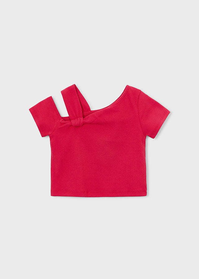T-shirt asimmetrica bambina Mayoral