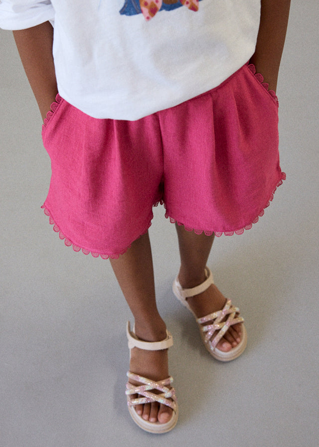 Short con pieghe bambina Mayoral