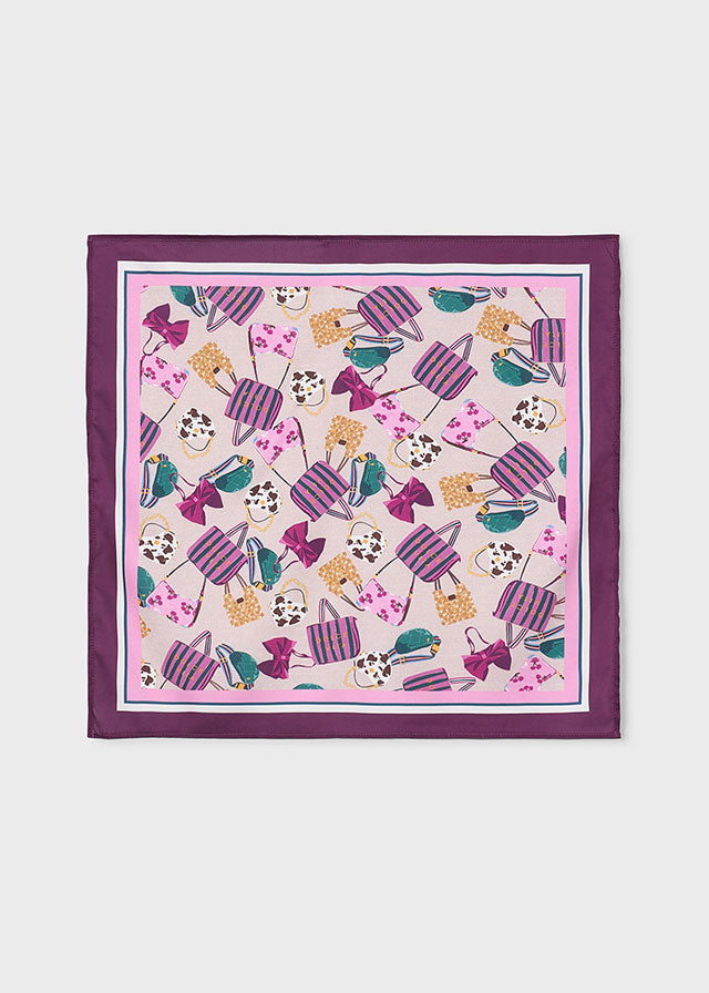 Maglietta manica lunga con foulard bambina Mayoral