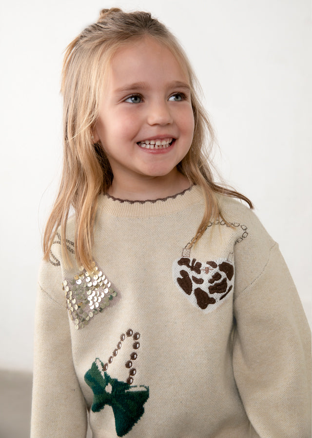 Completo gonna in tricot bambina Mayoral