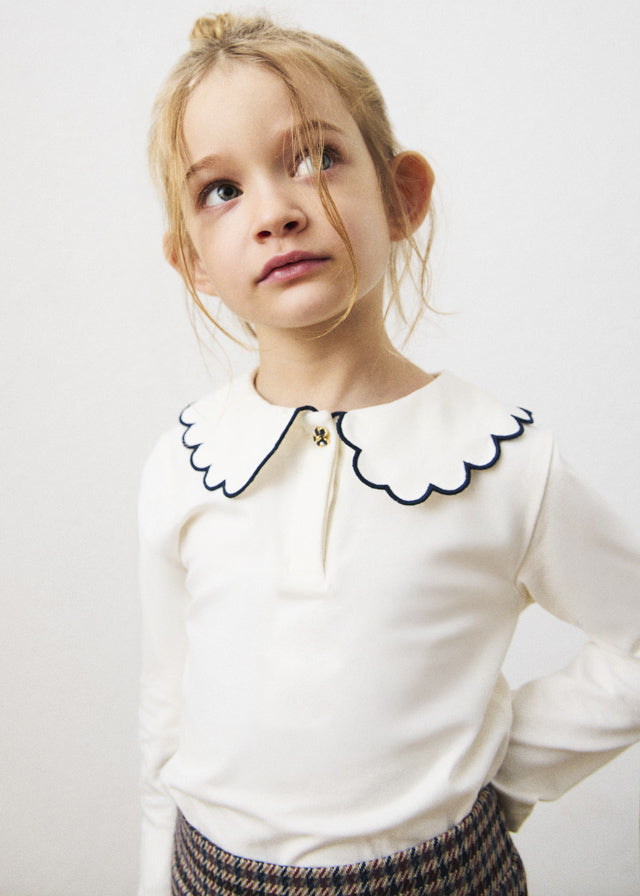 Polo manica lunga bambina Mayoral