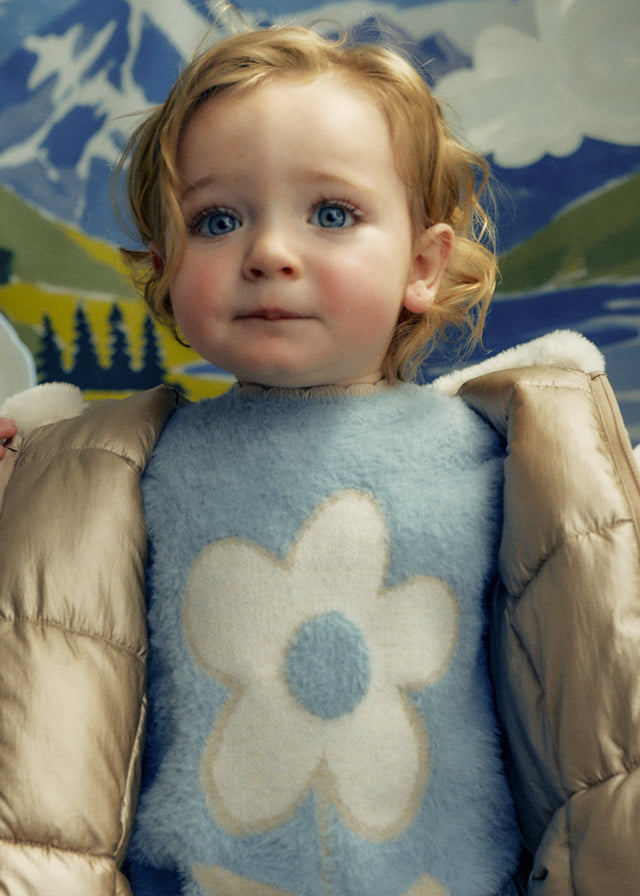 Maglione con fiore girl Mayoral