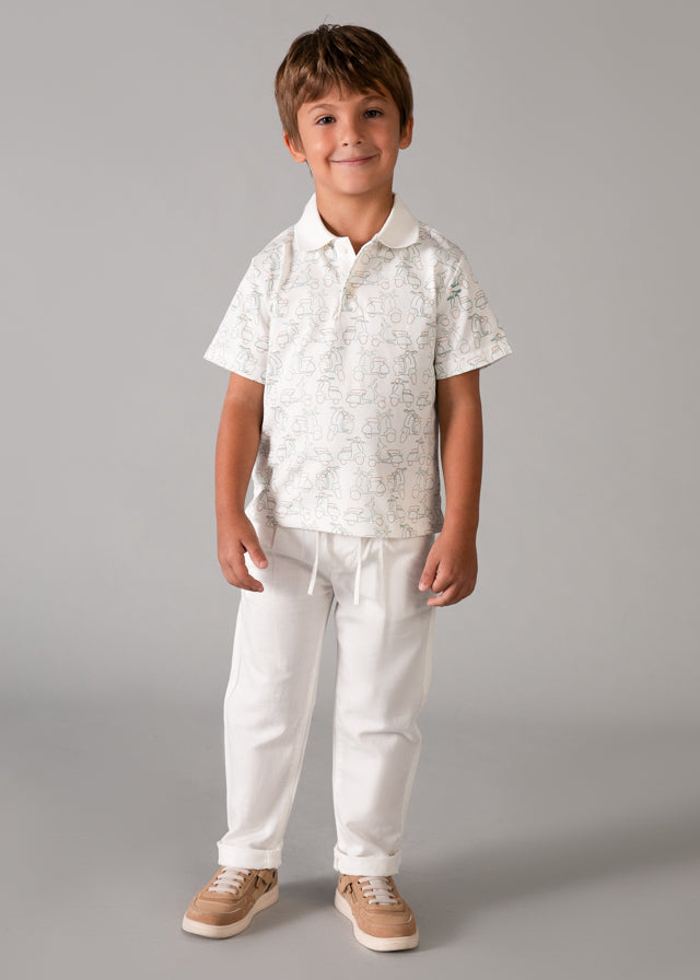 Pantalone lino bambino Mayoral