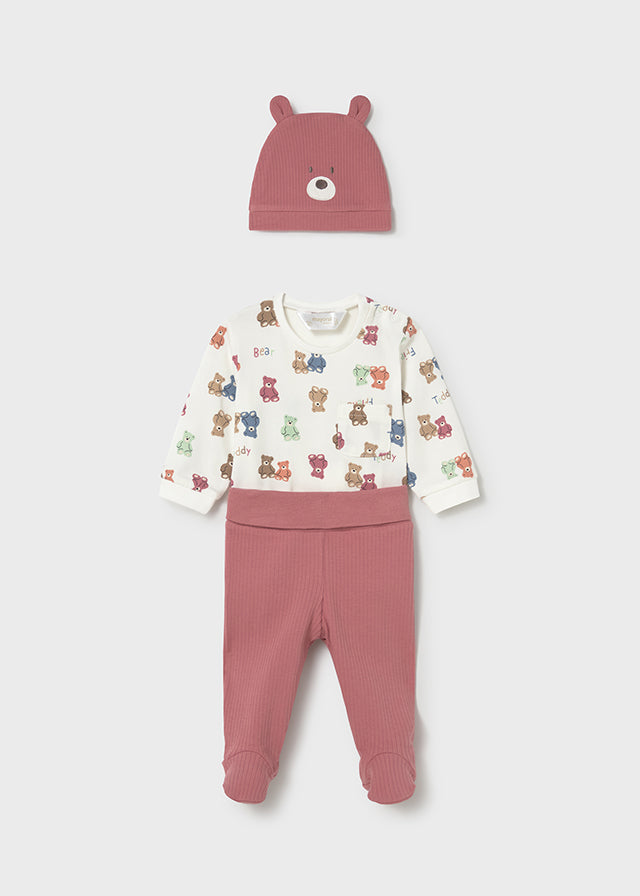 Completo 3 pezzi con cappello Mayoral