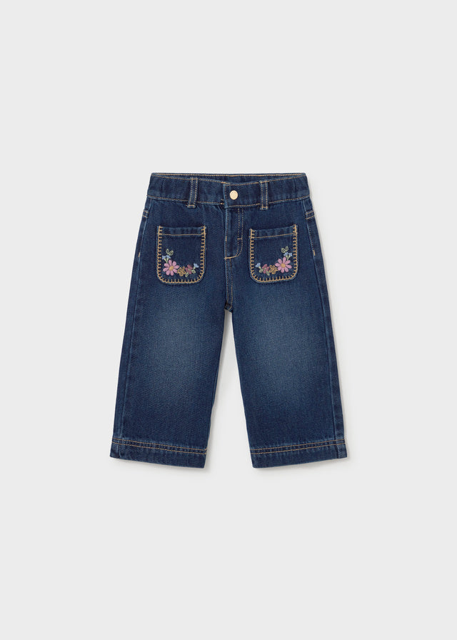 Jeans con ricami baby girl Mayoral