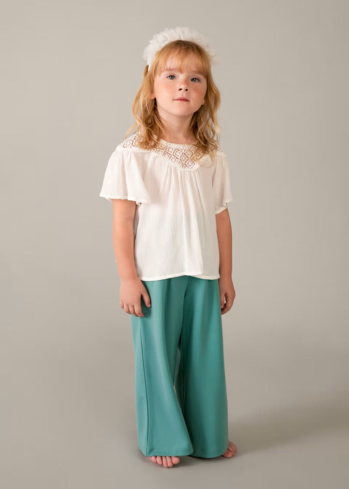 Pantalone lungo punto roma bambina Mayoral