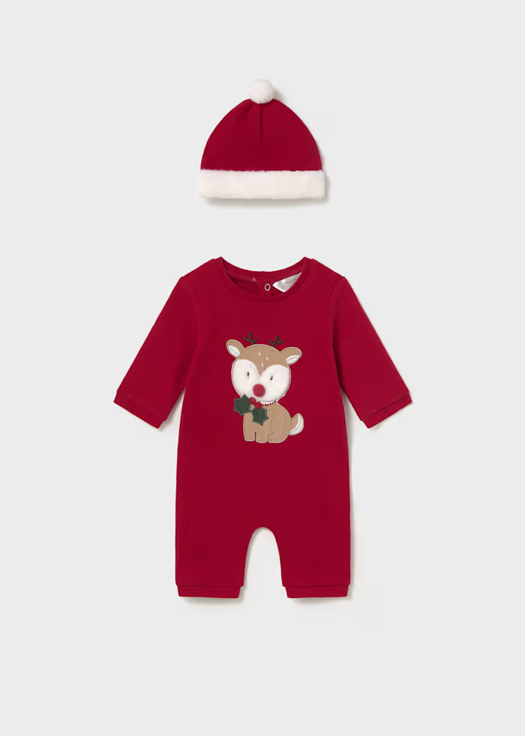 Tutina due pezzi natalizia unisex Mayoral