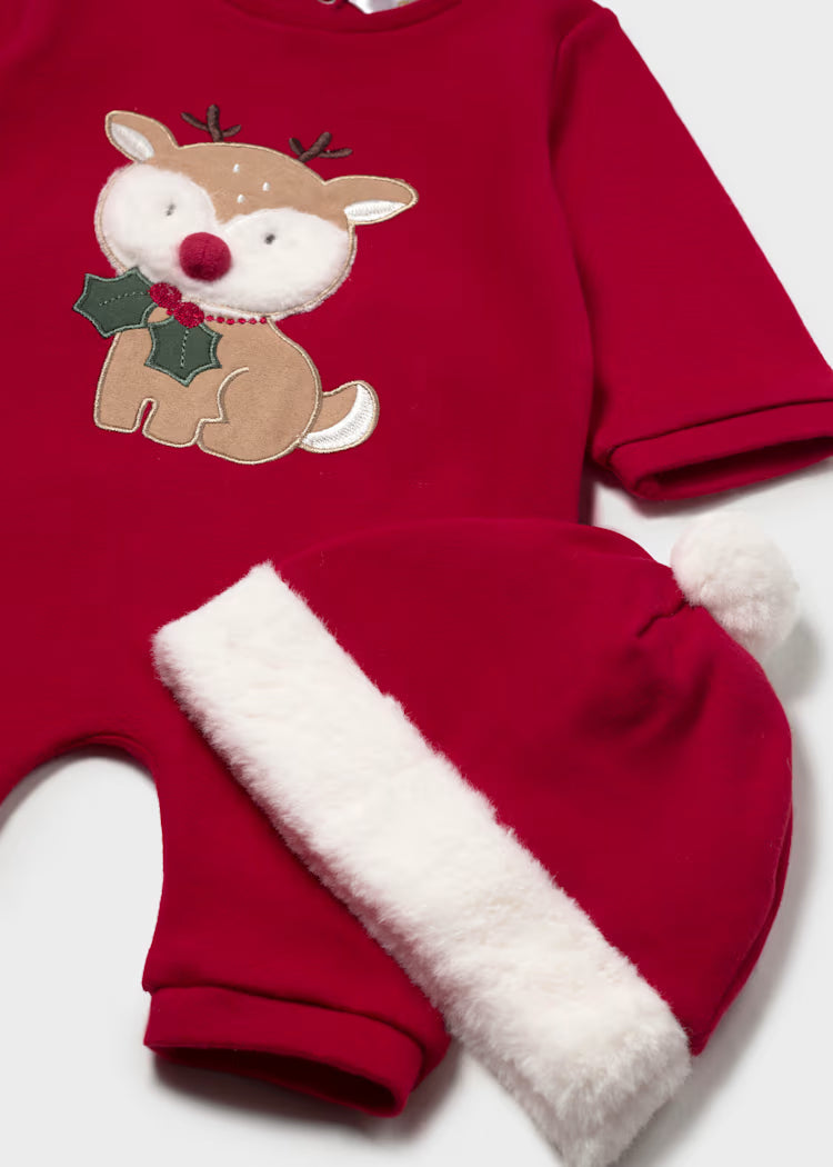 Tutina due pezzi natalizia unisex Mayoral
