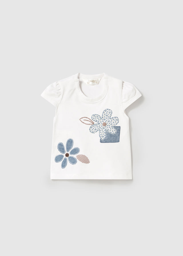 Maglietta con disegno neonata