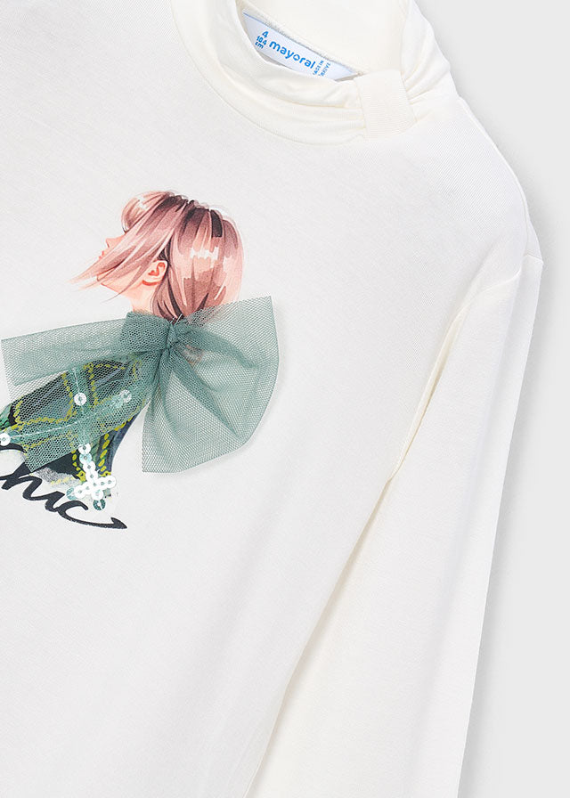 Maglia con collo bambina Mayoral