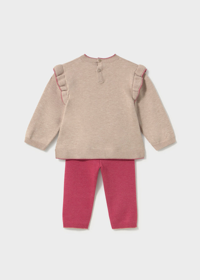 Completo pantalone e maglia baby girl Mayoral