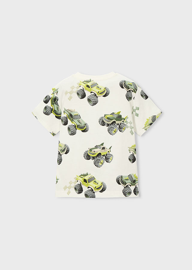 T-shirt con stampa car bambino Mayoral
