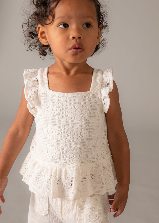 Completo crochet baby girl Mayoral
