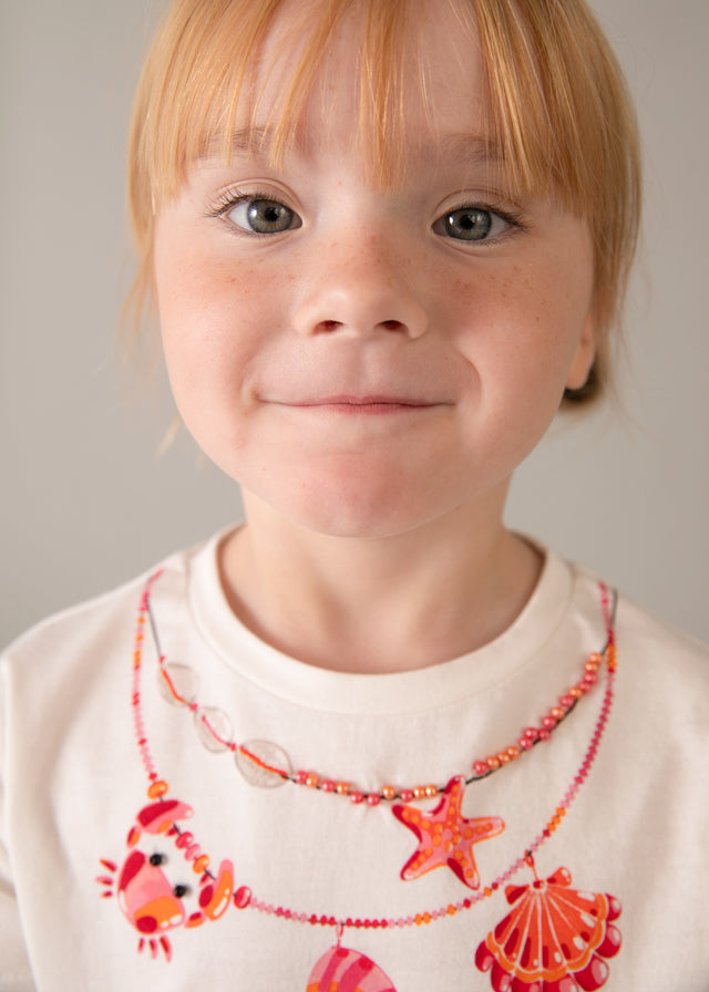 Coordinato short fantasia bambina Mayoral