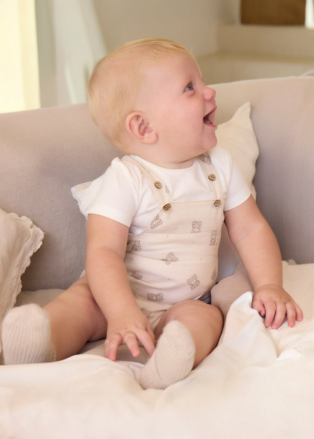 Salopette teddy neonato Mayoral