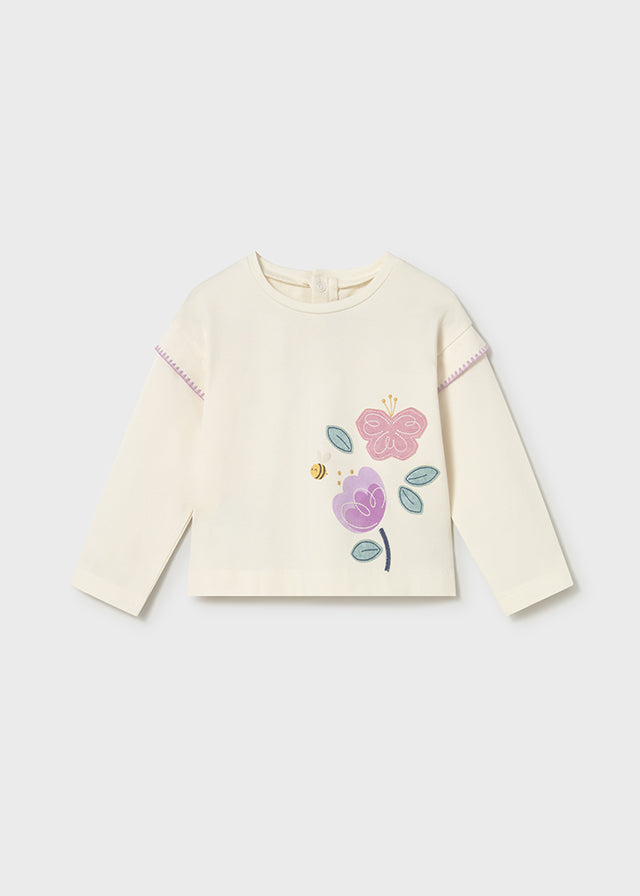 T-shirt a manica lunga baby girl Mayoral