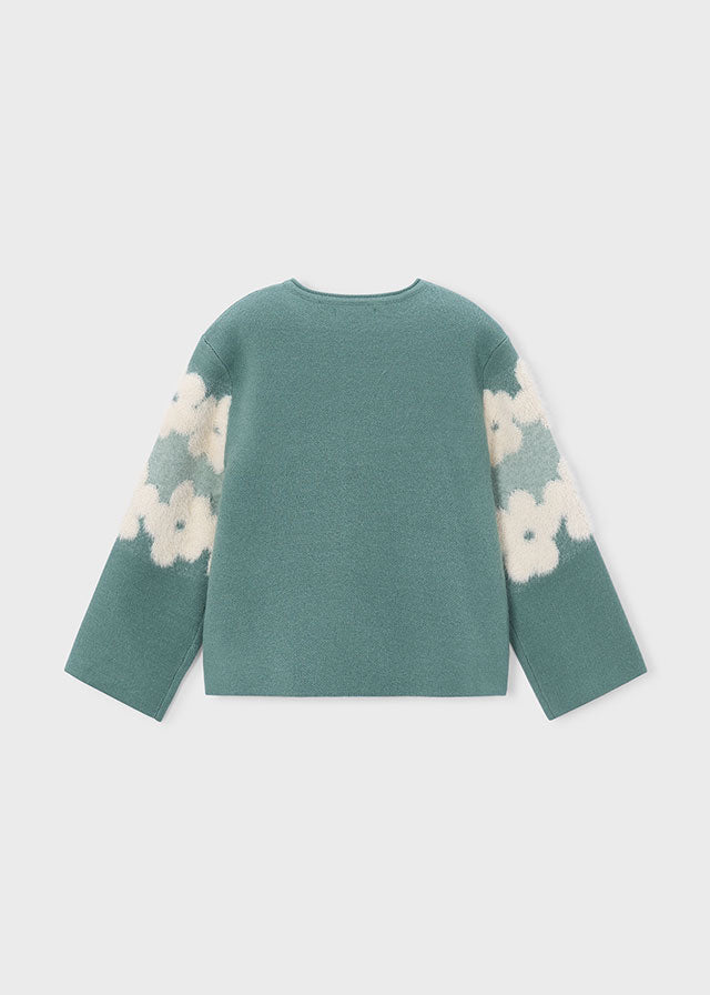 Maglione fiori bambina Mayoral