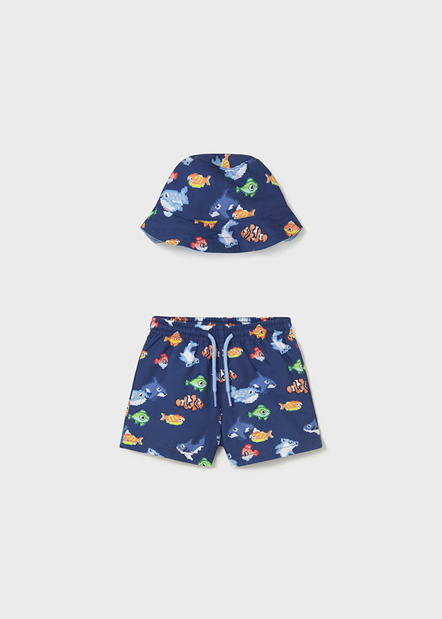 Completo costume e cappello baby boy Mayoral