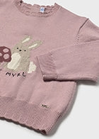 Maglione animal jacquard baby femmina Mayoral