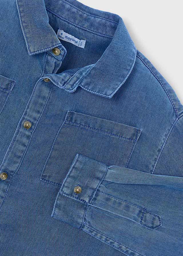 Camicia manica lunga jeans bambino Mayoral