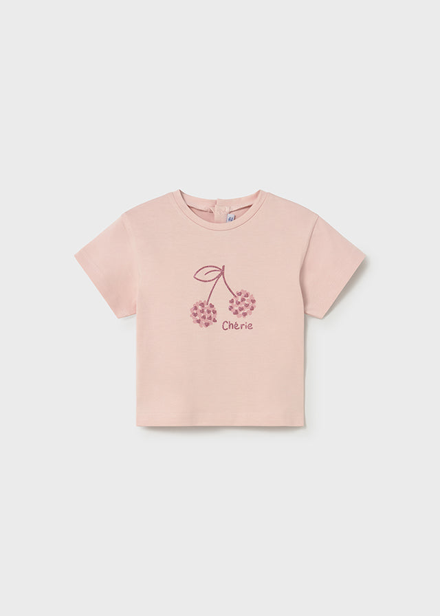 T-shirt cherry baby girl Mayoral