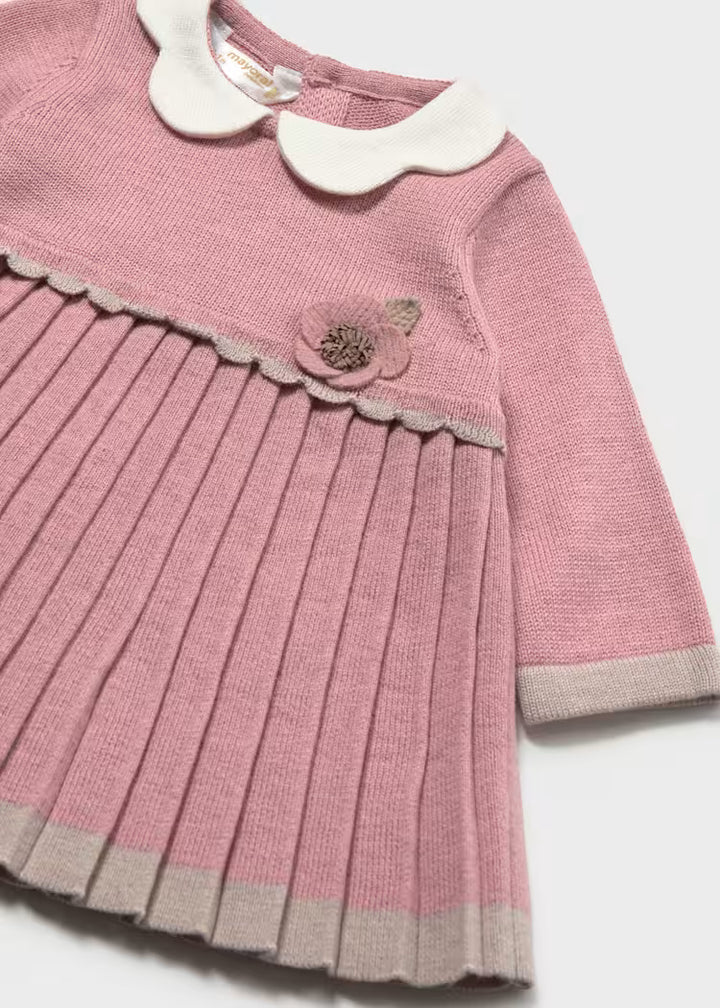 Vestito manica lunga tricot neonata Mayoral.
