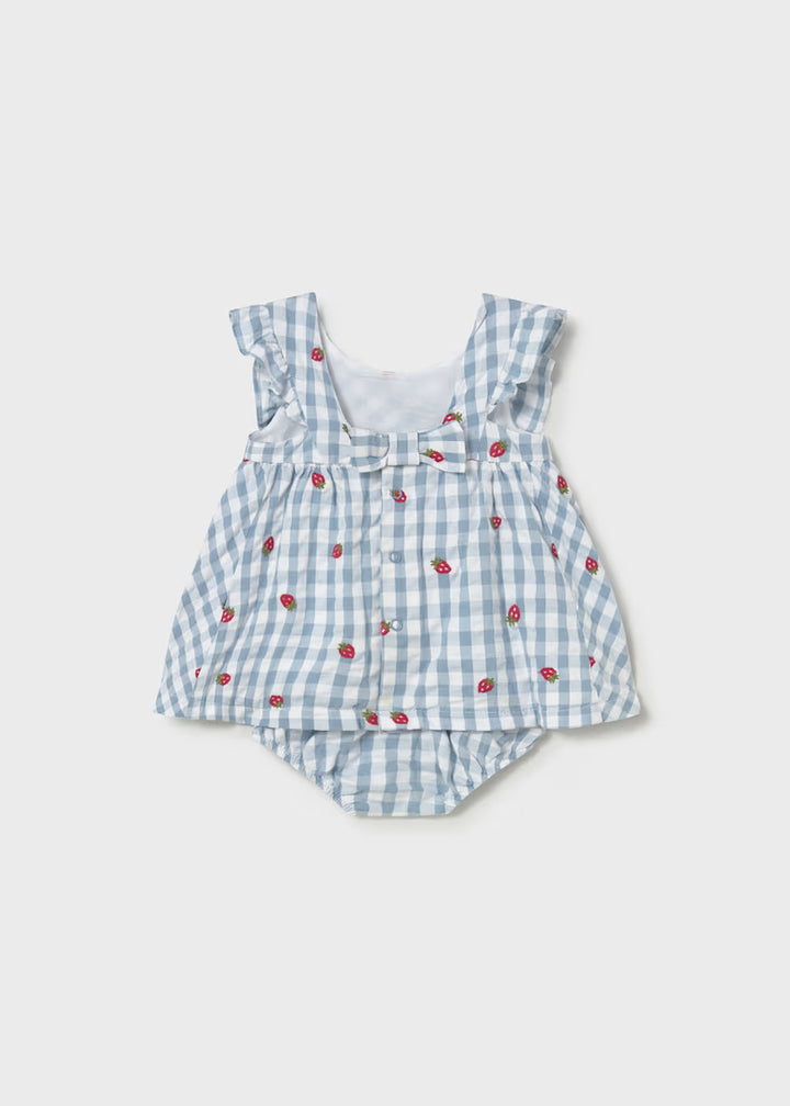 Vestito con copri pannolino neonata Mayoral
