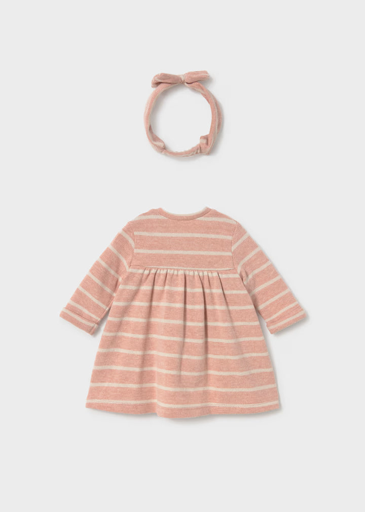 Vestito caldo cotone con fascia neonata Mayoral