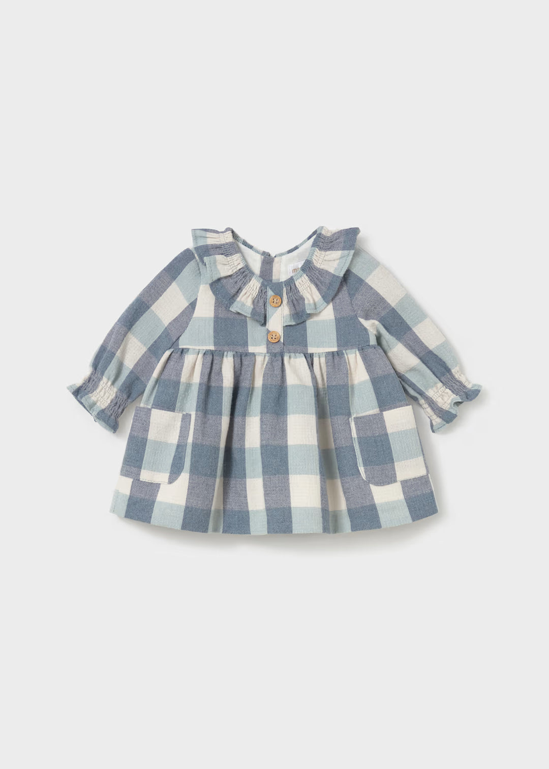 Vestito a quadri neonata Mayoral