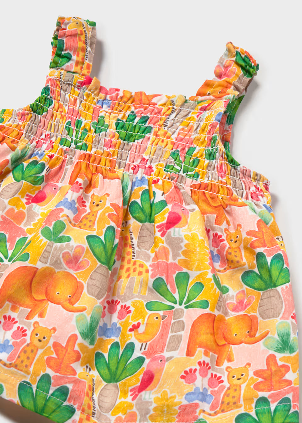 Vestito giro manica con fascia neonata Mayoral