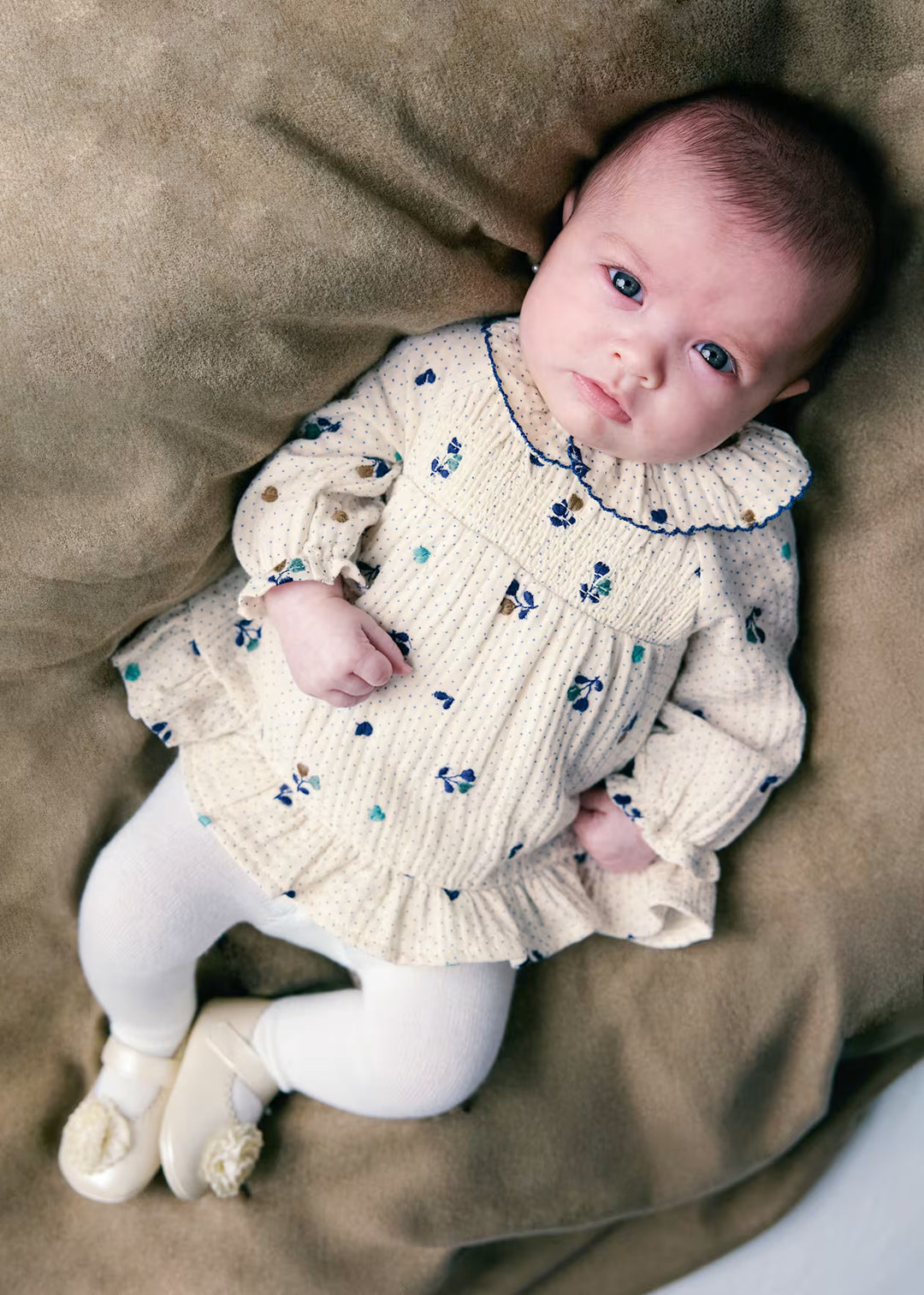 Vestito fantasia con colletto neonata Mayoral