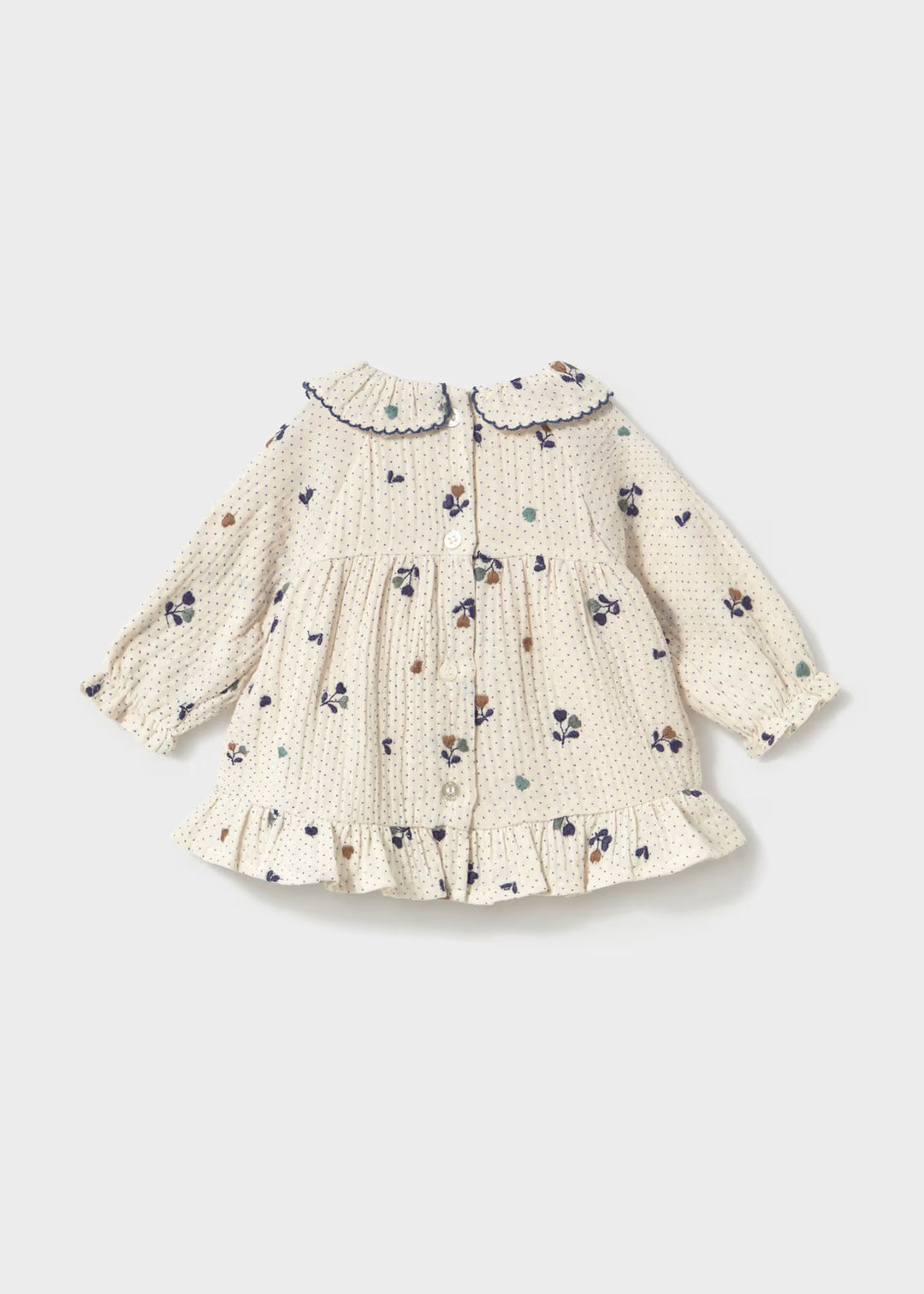 Vestito fantasia con colletto neonata Mayoral