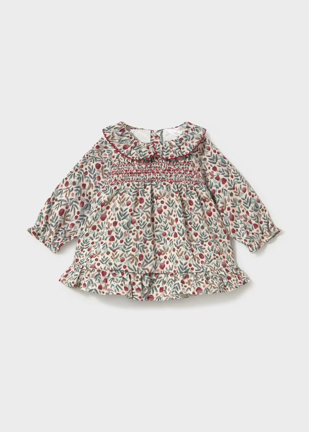 Vestito fantasia con colletto neonata Mayoral