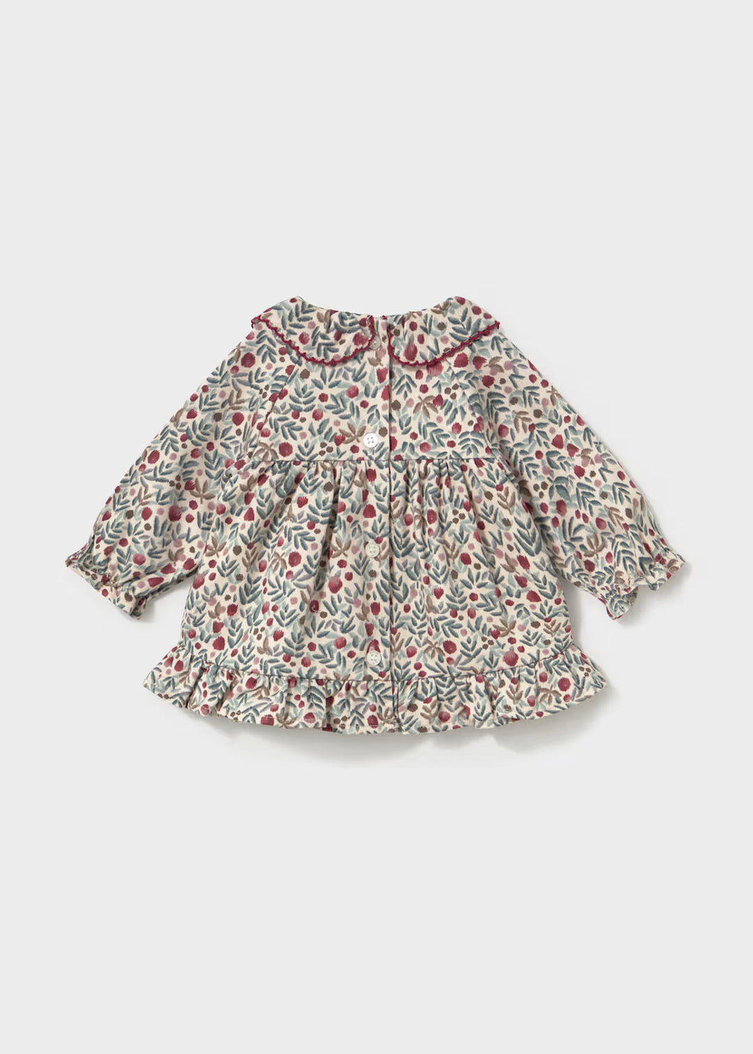 Vestito fantasia con colletto neonata Mayoral