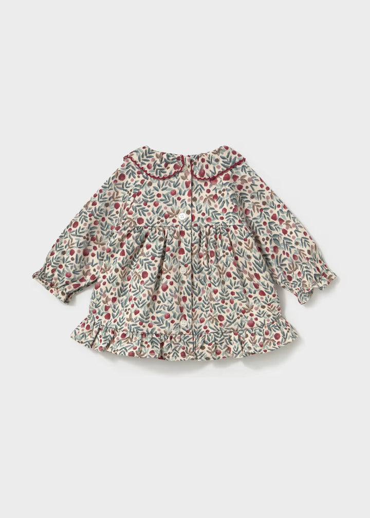 Vestito fantasia con colletto neonata Mayoral