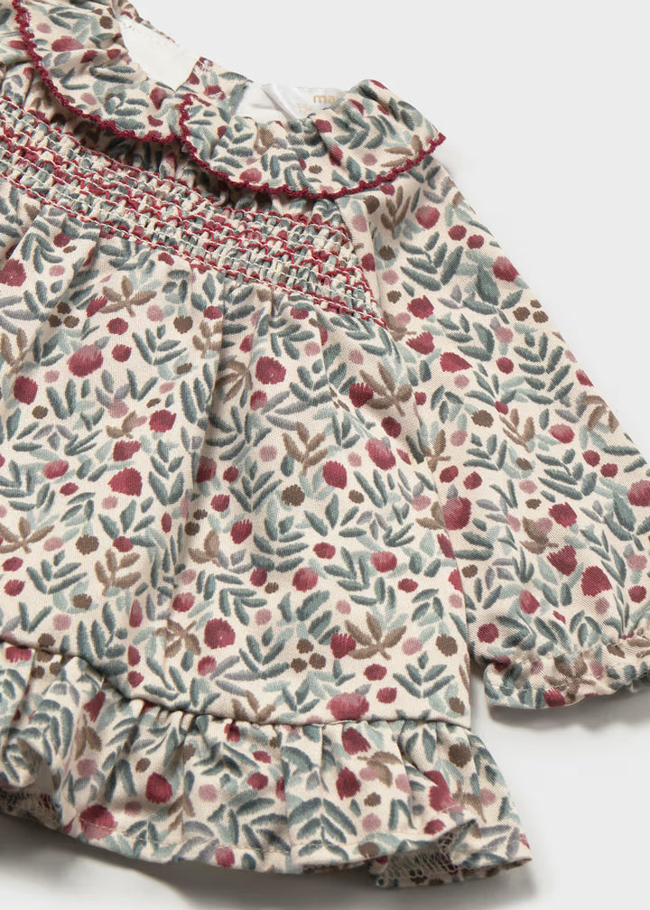 Vestito fantasia con colletto neonata Mayoral