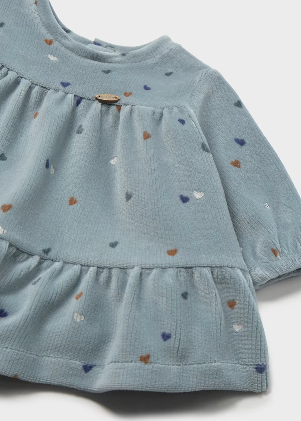 Vestito fantasia in velluto neonata Mayoral