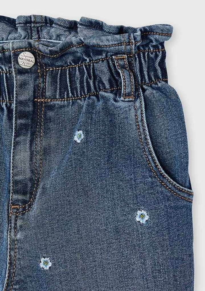 Jeans con ricami bambina  Mayoral