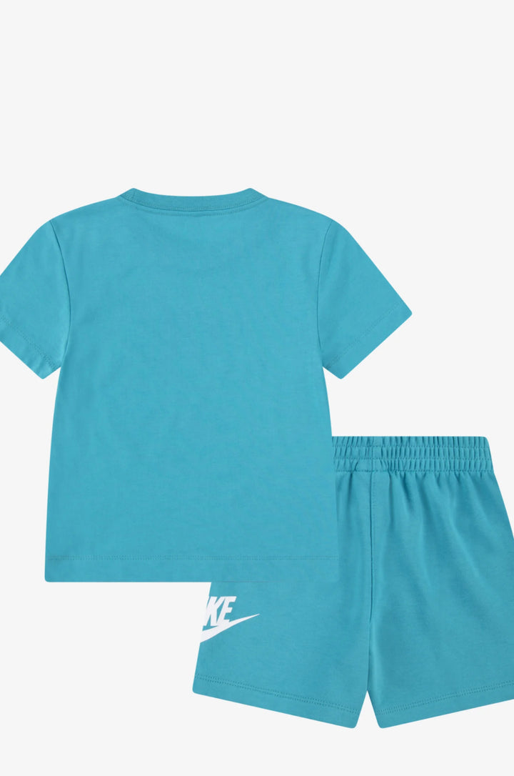 Completo maglietta con grafica e pantaloncino corto neonato