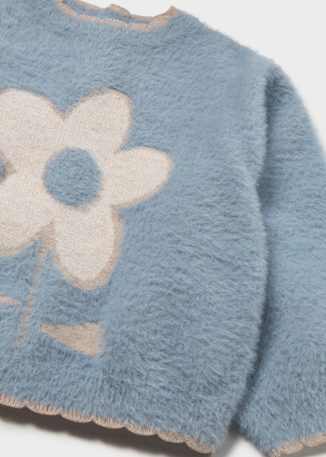 Maglione con fiore girl Mayoral