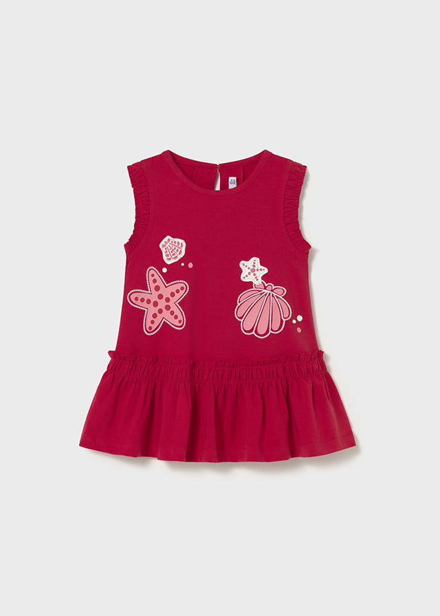 Vestito giromanica baby girl Mayoral