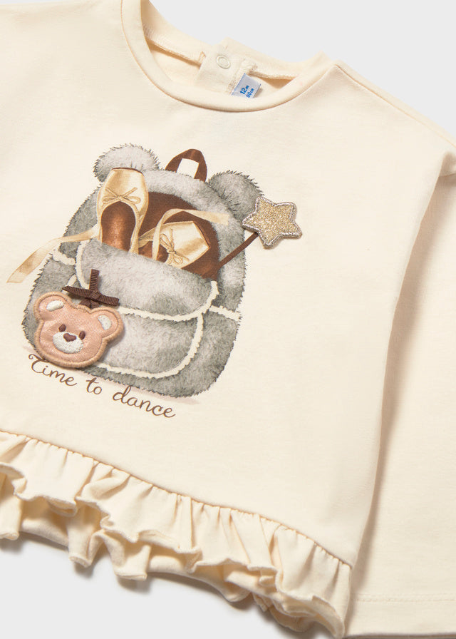 Maglietta maniche lunghe baby girl Mayoral
