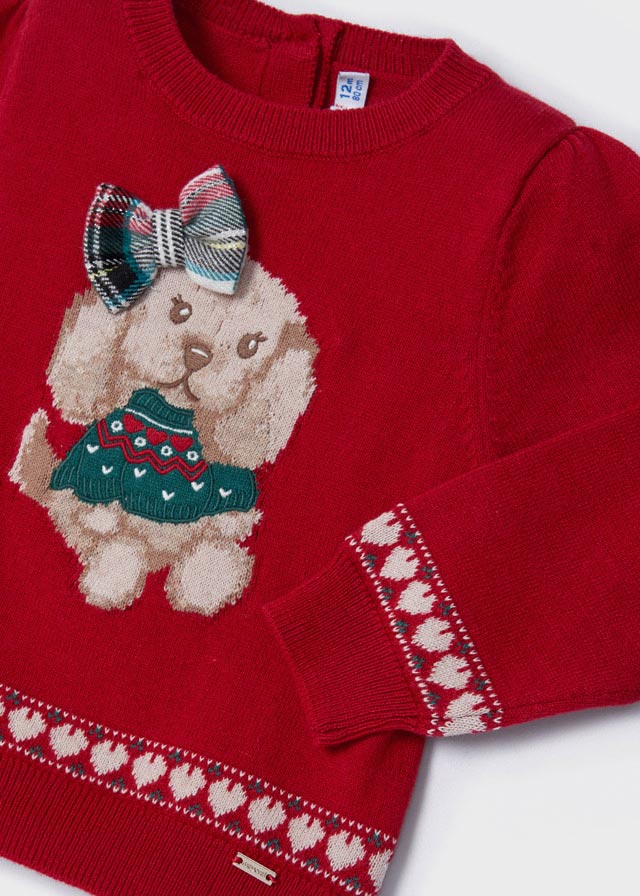 maglione con cagnolino baby femmina Mayoral
